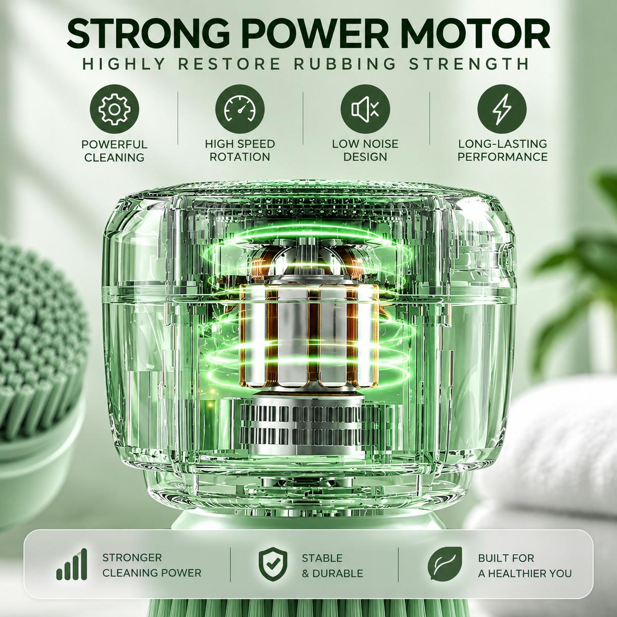 Stride+ Electric Shower Scrubber
